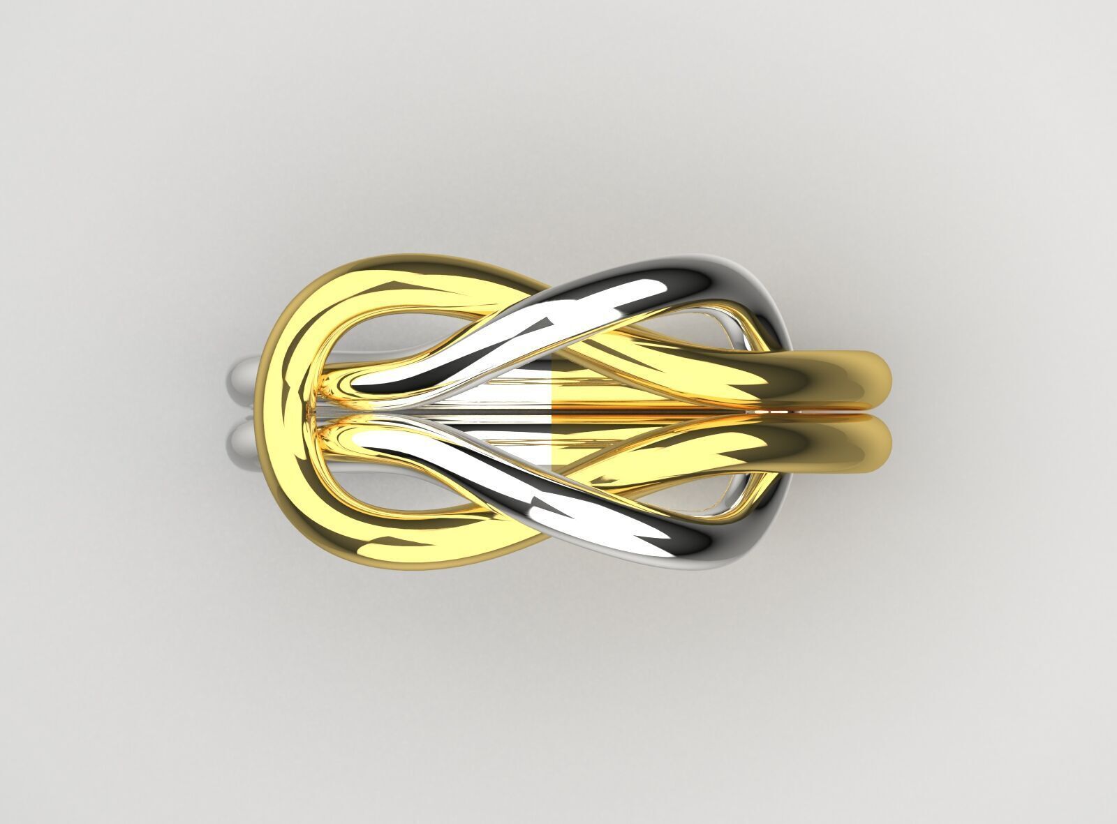 gold ring gr0025 3D print model_14