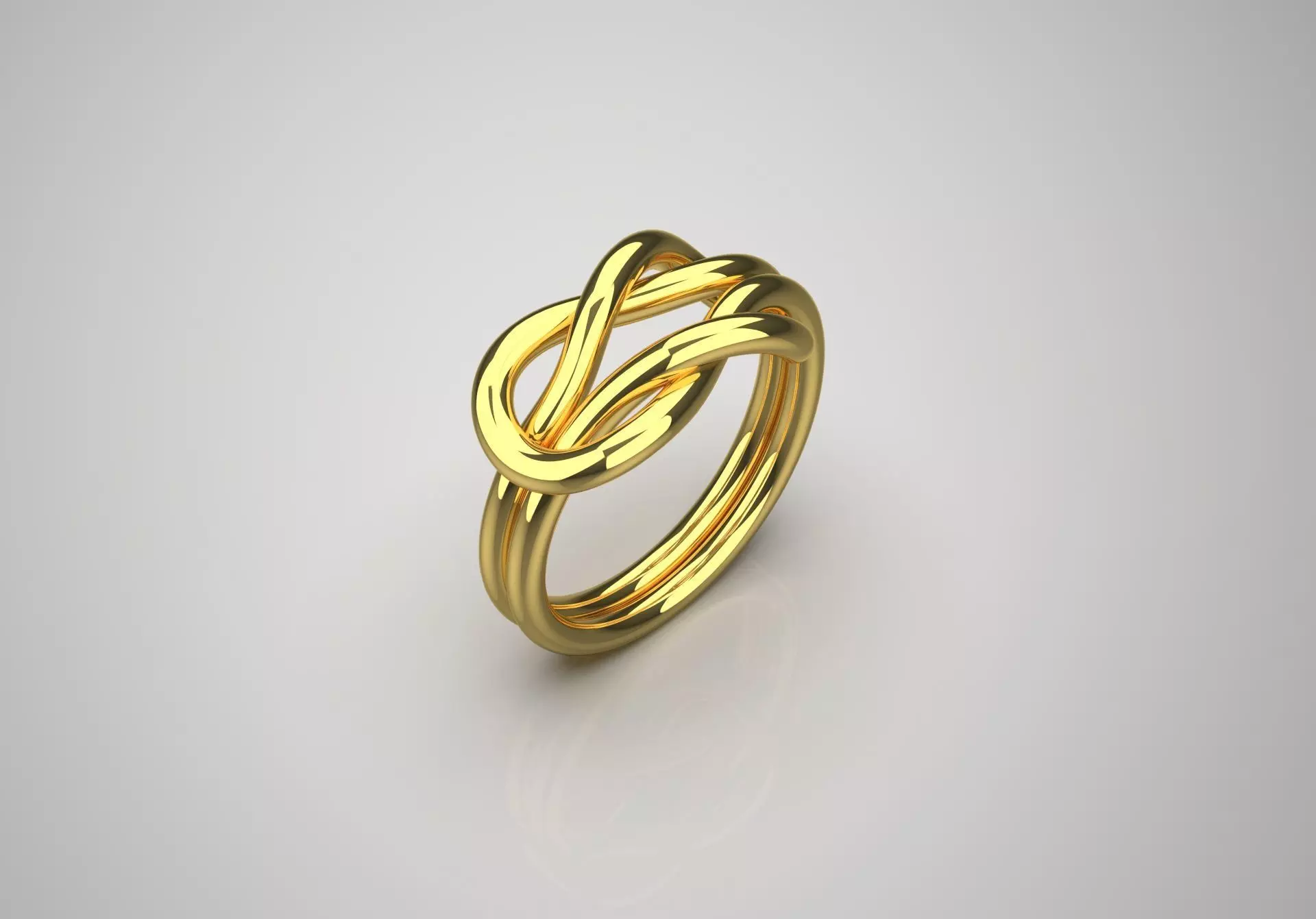 gold ring gr0025 3D print model_0