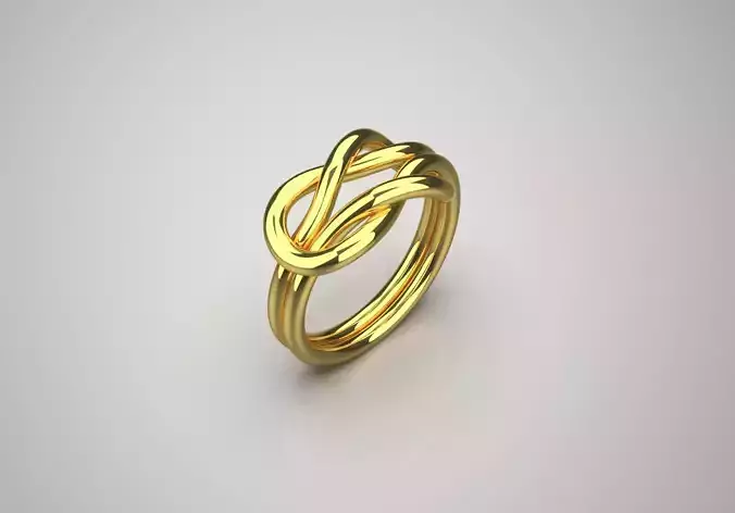 gold ring gr0025 3D print model gold ring gr0025 3D print model
