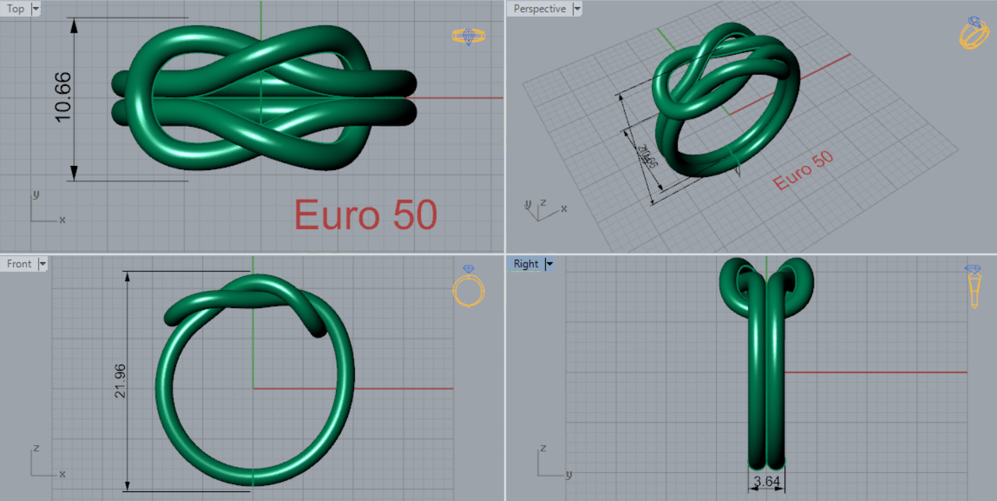 gold ring gr0025 3D print model_5