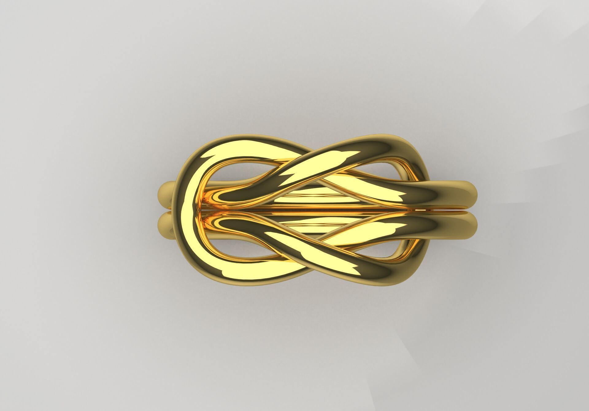 gold ring gr0025 3D print model_3