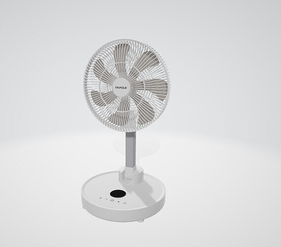 Snapbee - Rechargeable fan 3D model