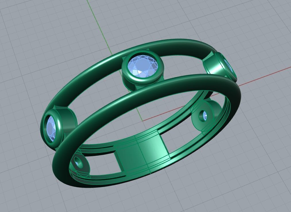 Minimal Ring 3D print model_4