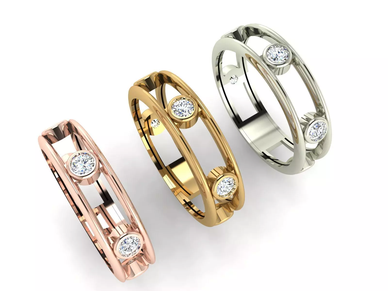 Minimal Ring 3D print model_0