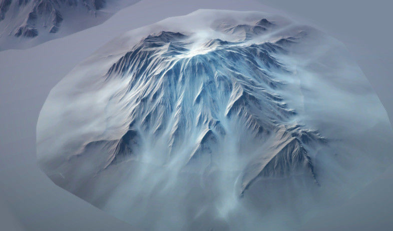 Snow and Desert Mountain Pack  - Low Poly Low-poly 3D model_6