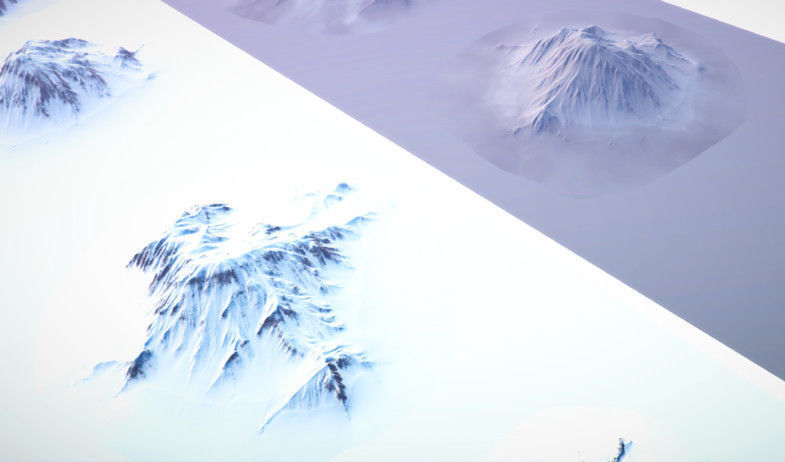 Snow and Desert Mountain Pack  - Low Poly Low-poly 3D model_4