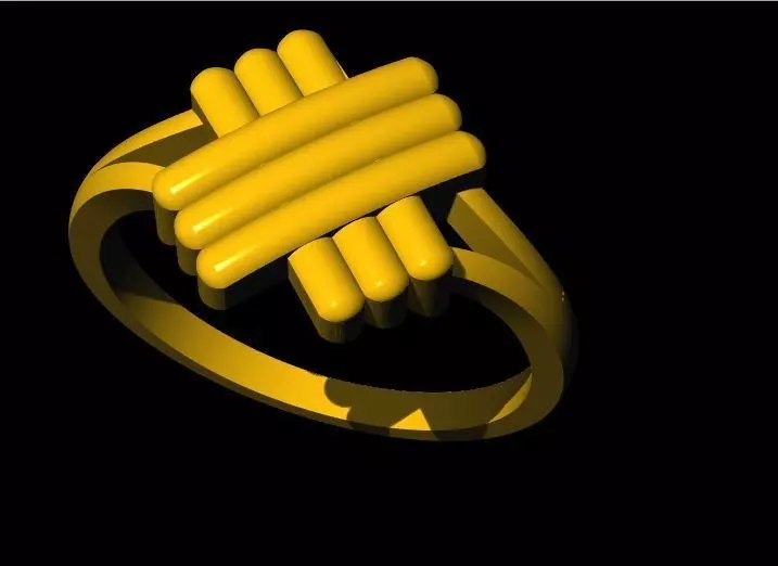 plain ring 3dm file 3D print model_0