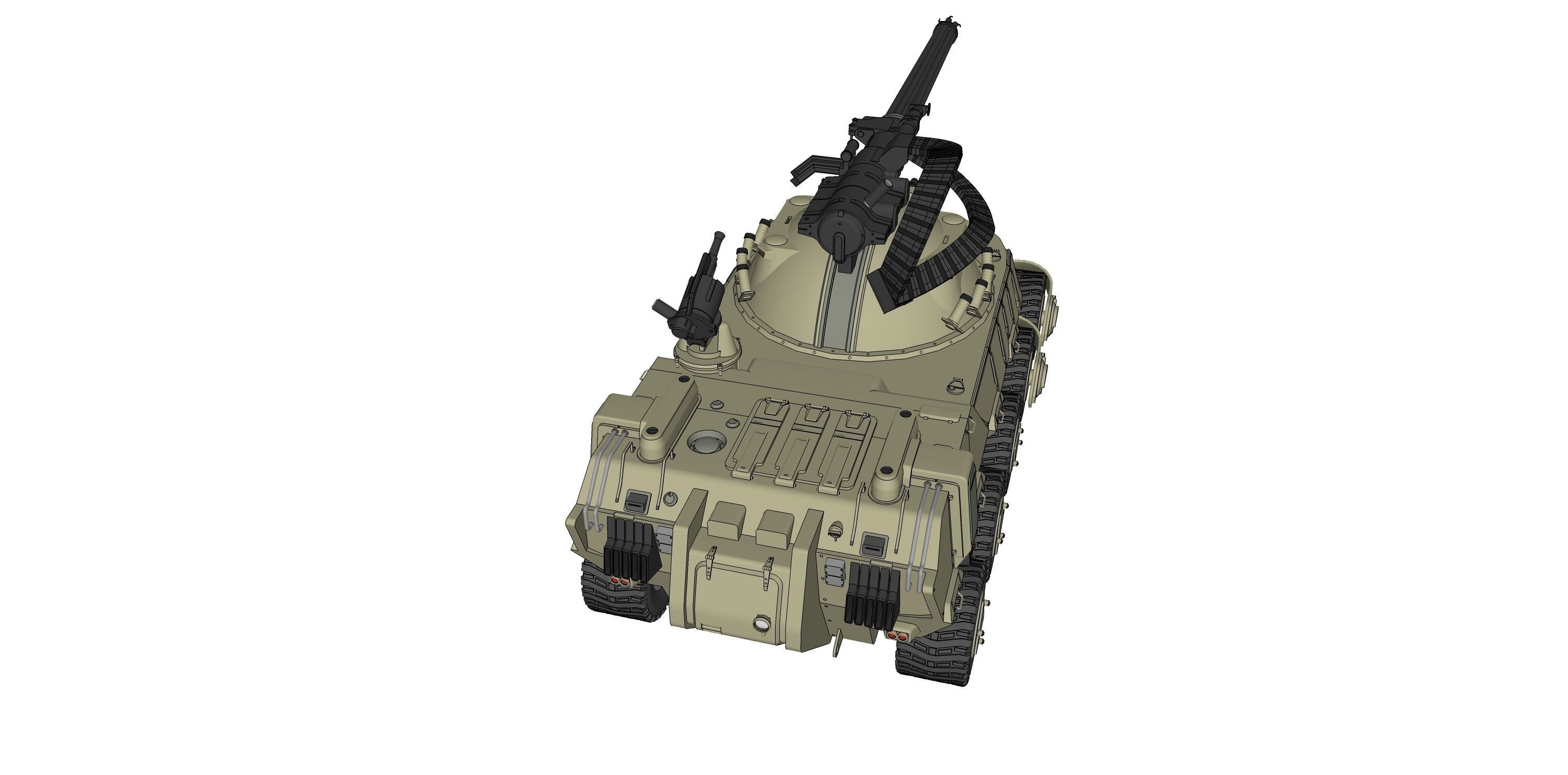 apc 3 military vehicle 3D model_7