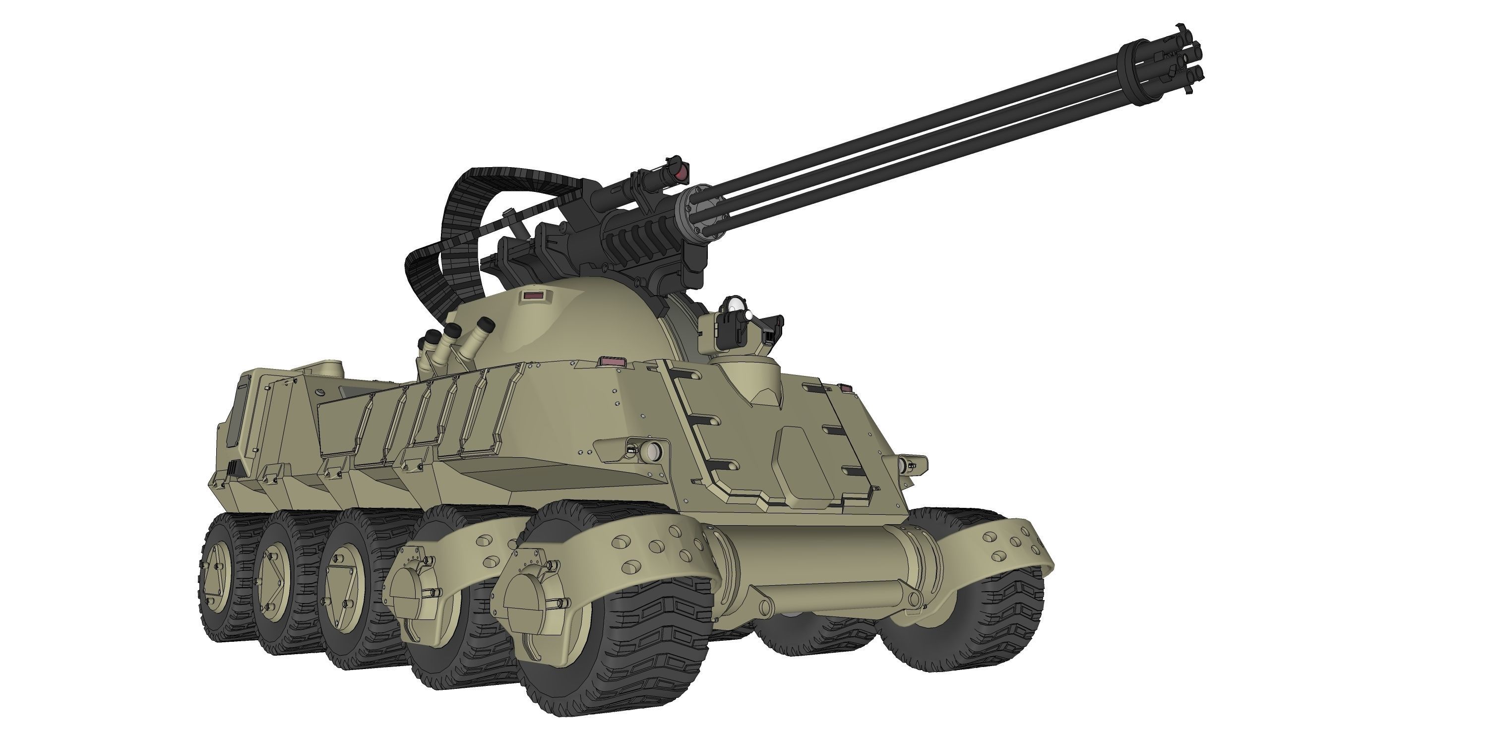 apc 3 military vehicle 3D model_9