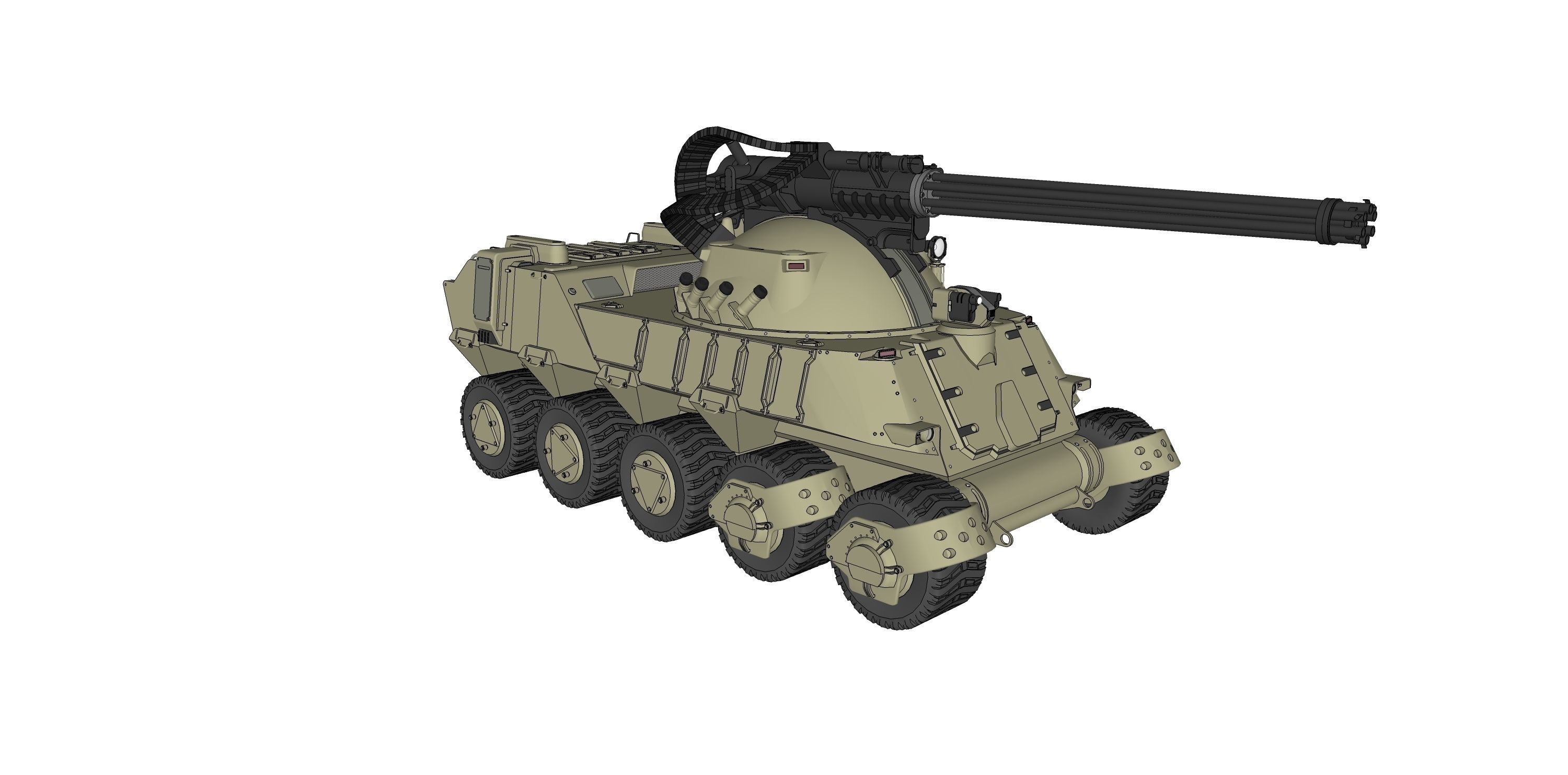 apc 3 military vehicle 3D model_5