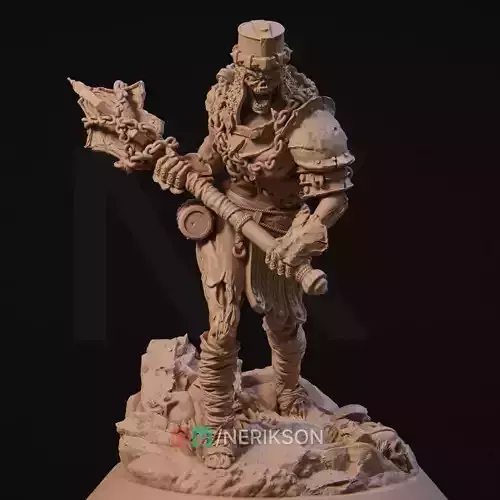 Undead Brute Nerikson  Fantasy 3D Model 3D print model