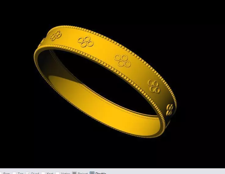 plain ring 3dm file 3D print model