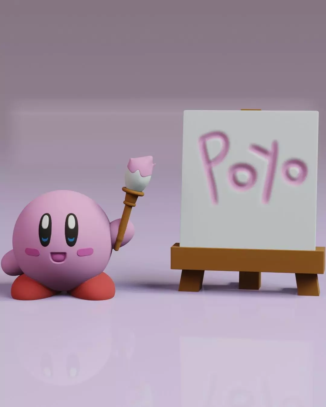 Kirby Poyo 3D print model