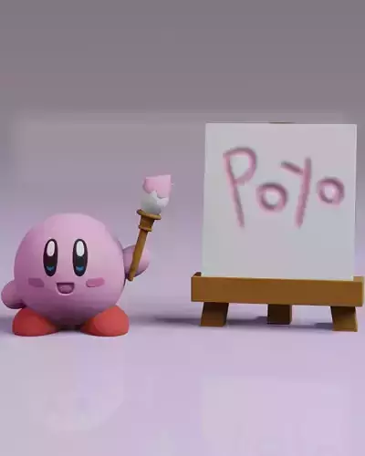 Kirby Poyo 3D print model