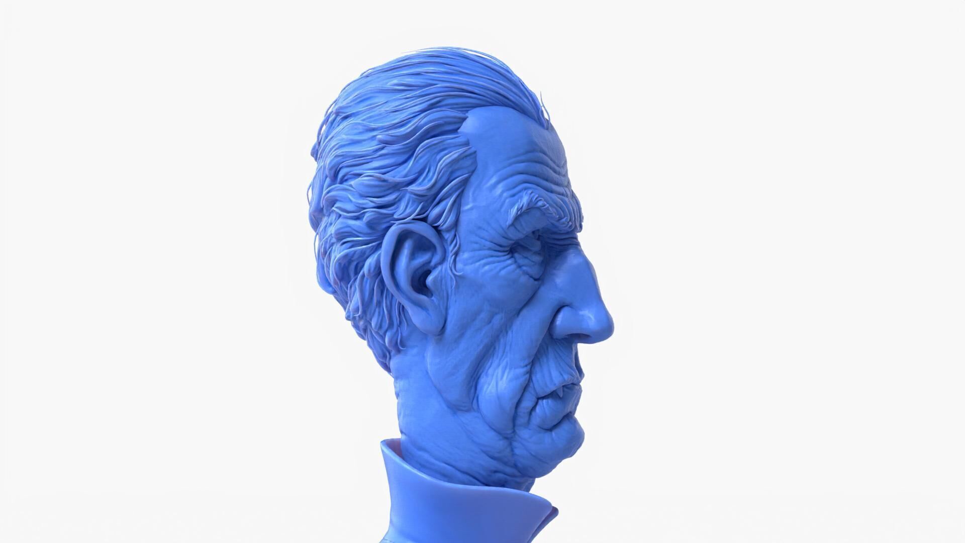 Dracula Bust 3D print model_5