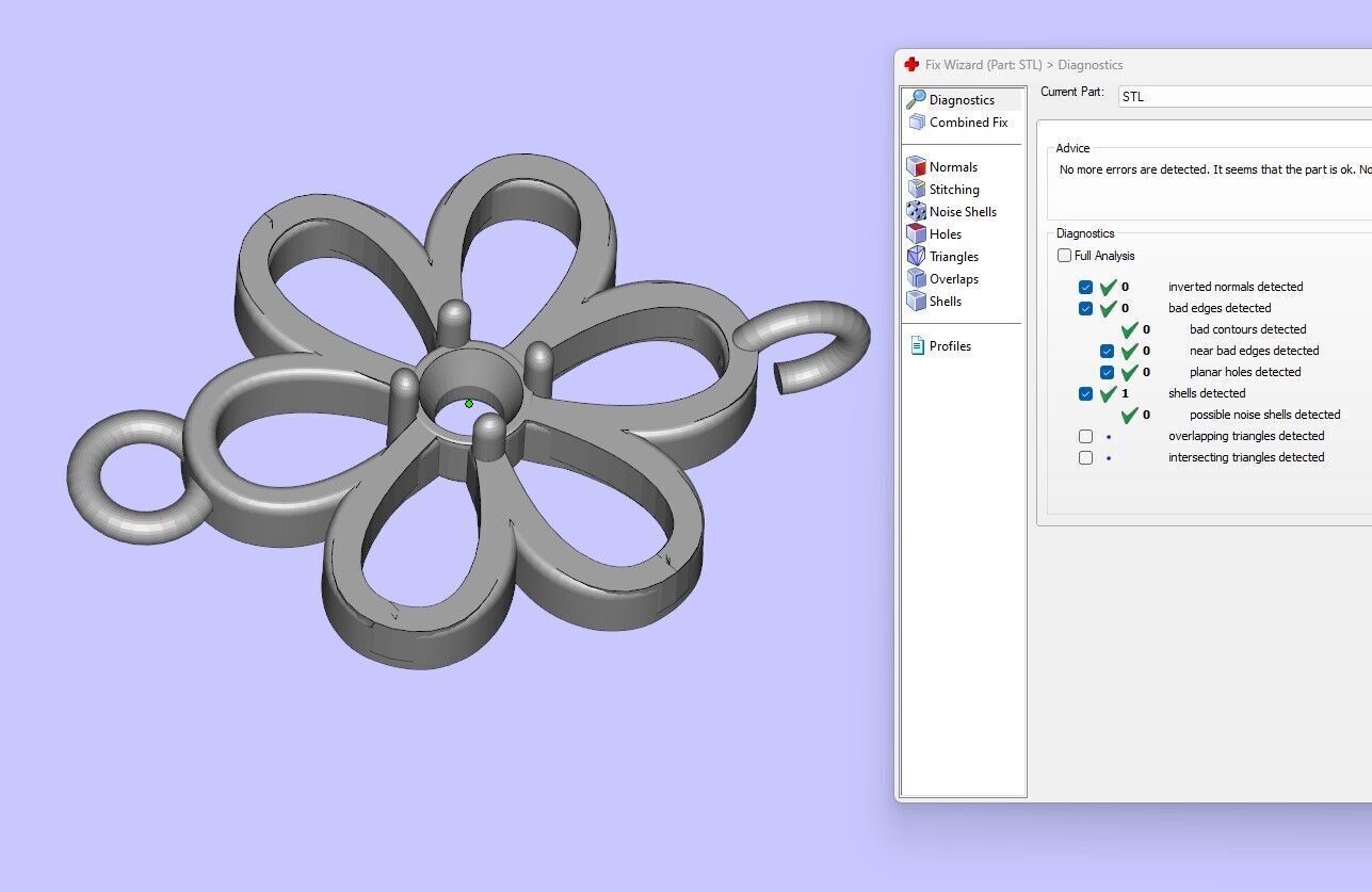 Chain Flower Free 3D print model_2