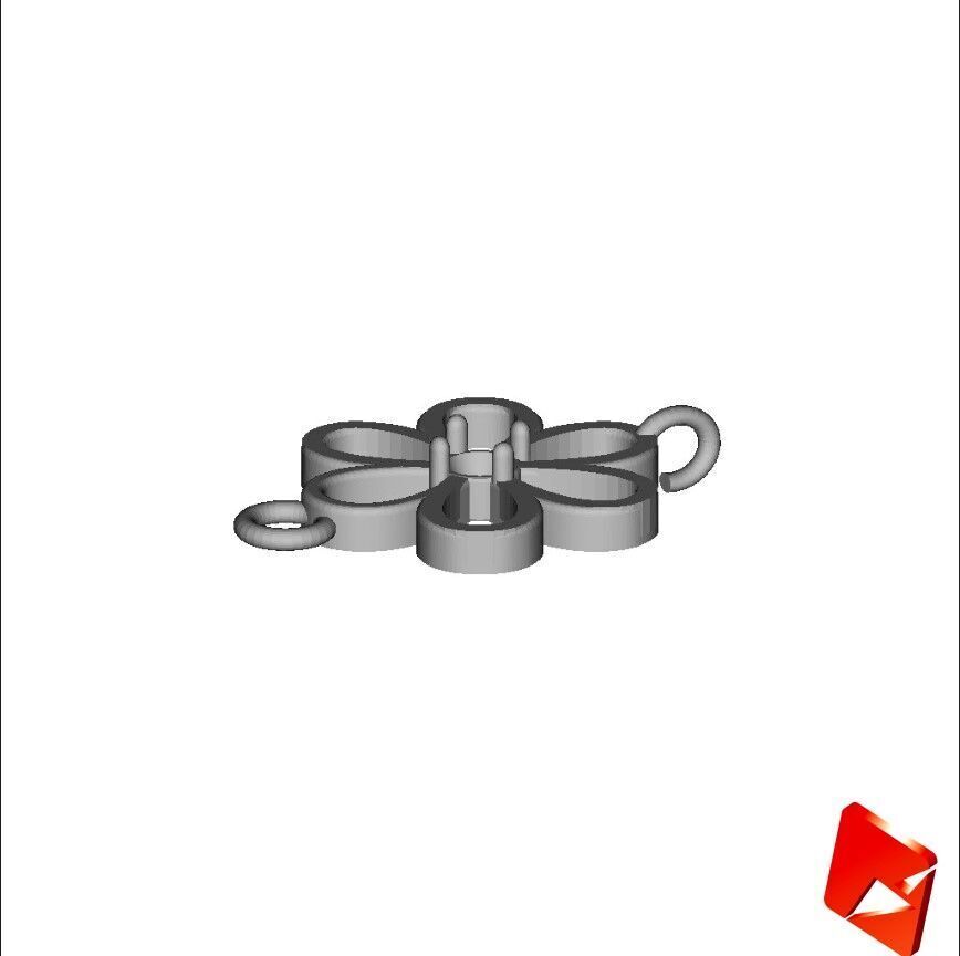 Chain Flower Free 3D print model_6