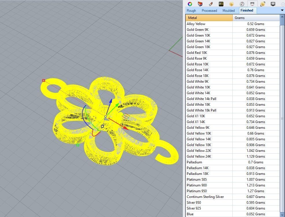 Chain Flower Free 3D print model_5