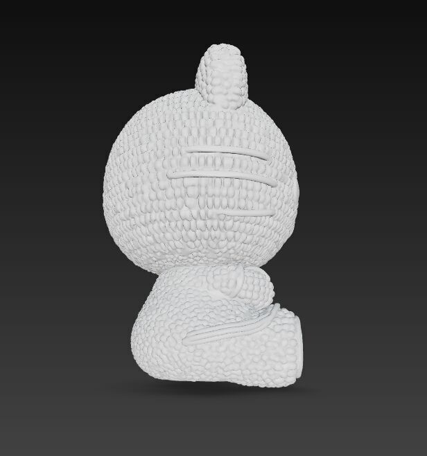 Knitted Hello Kitty Figurine 3D model_19