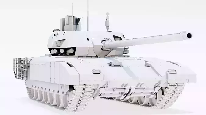 T-14 Armata Tank Game Model