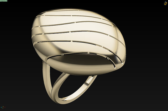 Light Nostone Ring 3d Print Ready 3D print model