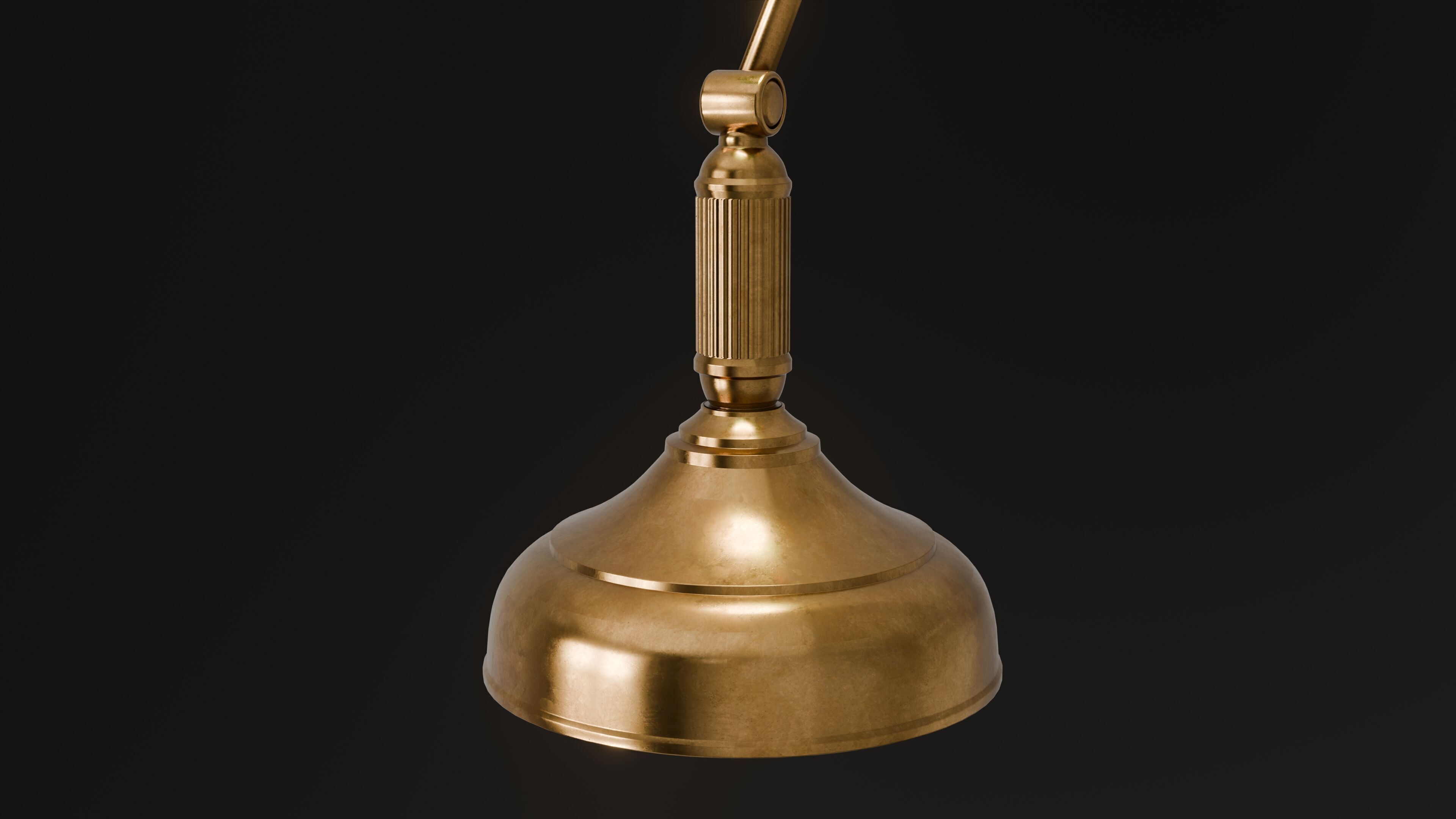 Bankers Lamp 3D Model 3D model_2
