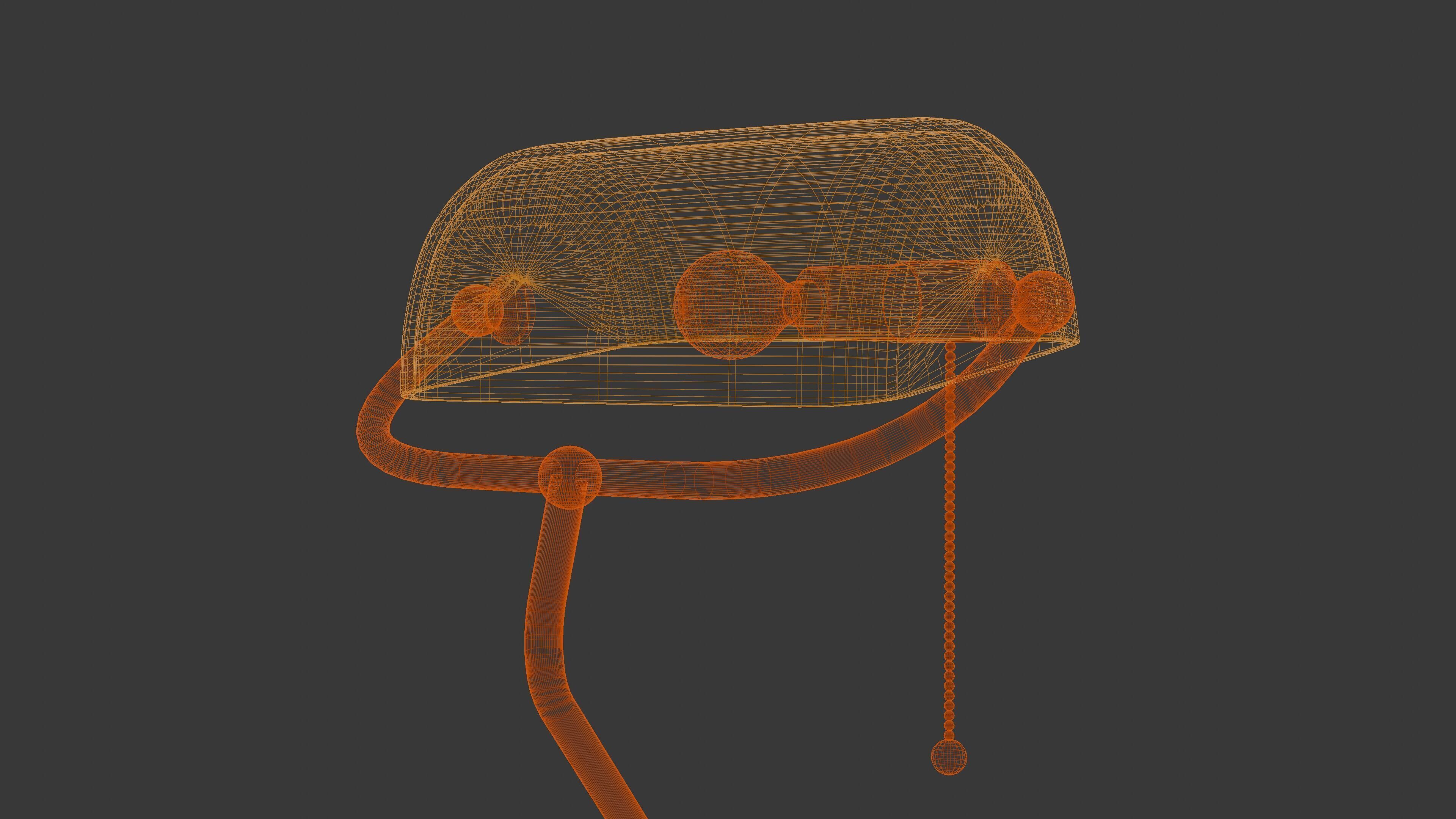 Bankers Lamp 3D Model 3D model_6