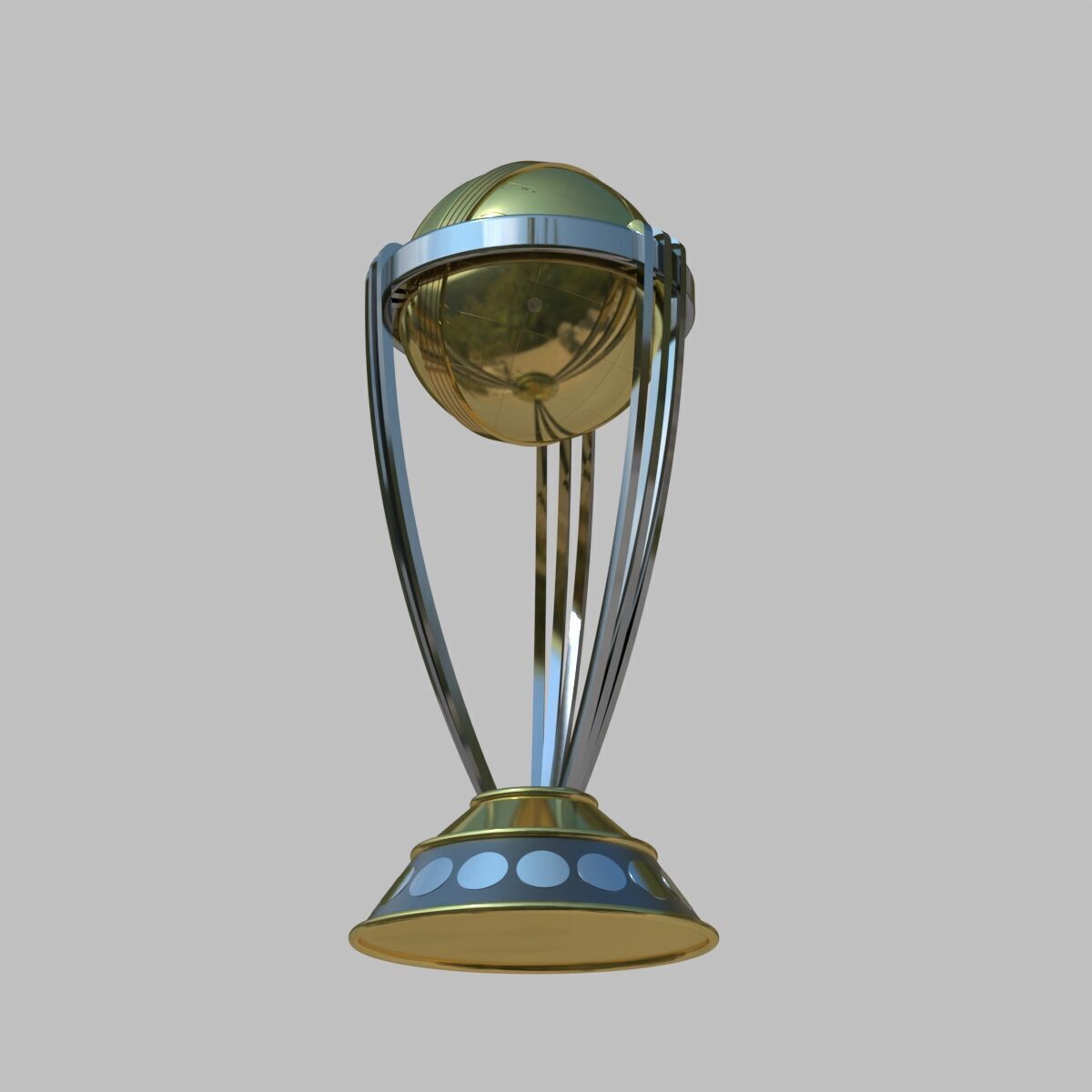 ICC Cricket World Cup Trophy 3D print model_2