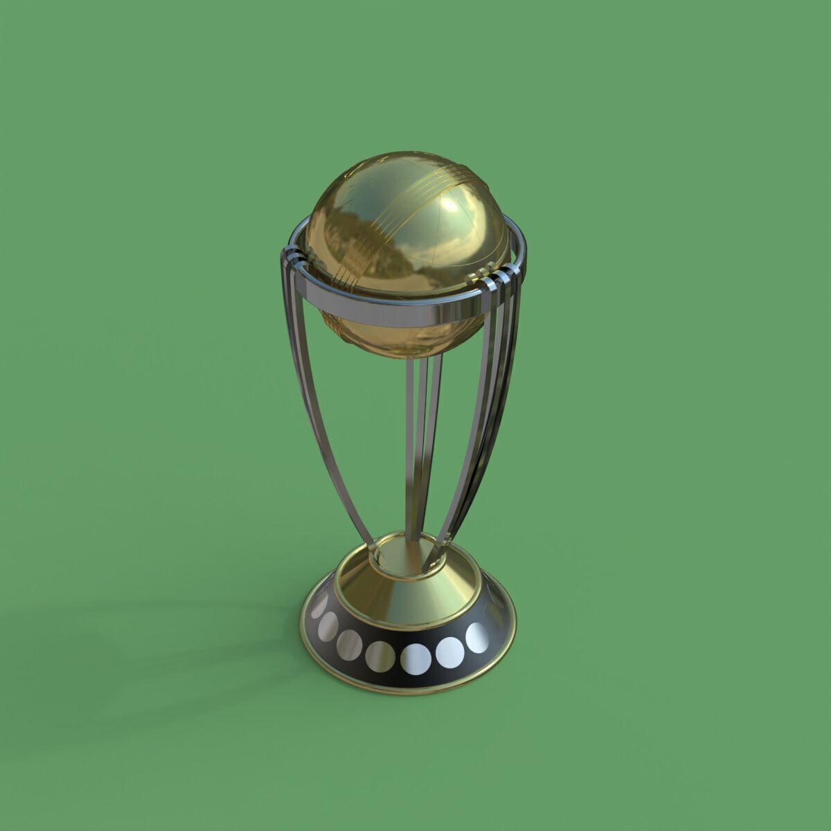 ICC Cricket World Cup Trophy 3D print model_1