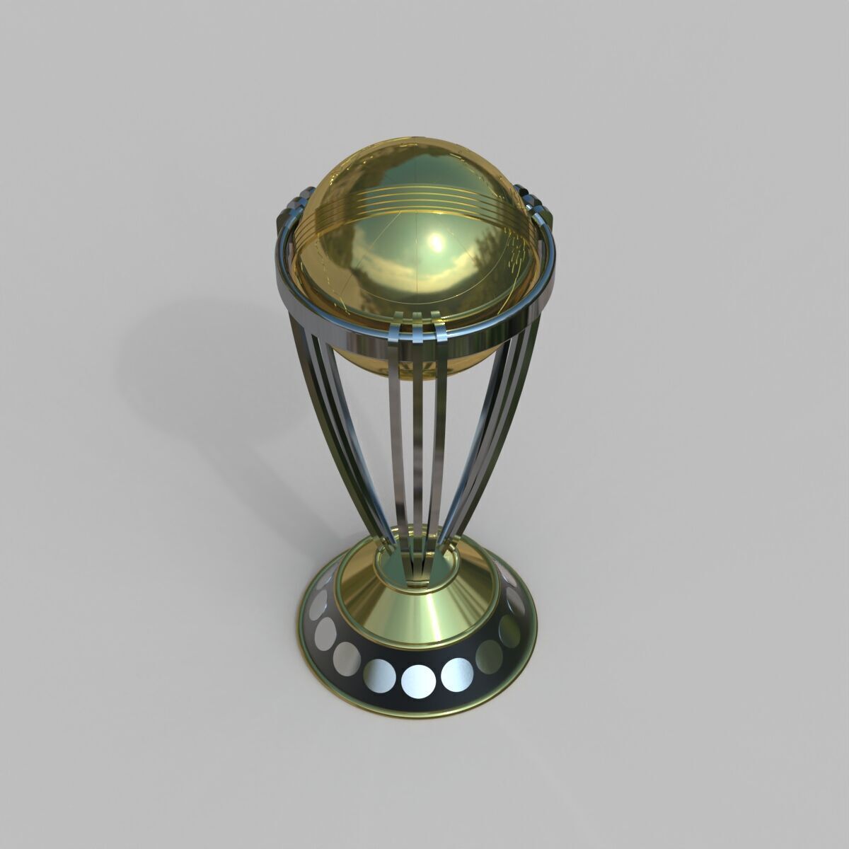 ICC Cricket World Cup Trophy 3D print model_6