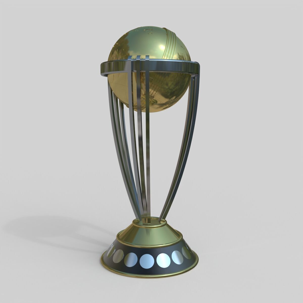 ICC Cricket World Cup Trophy 3D print model_7