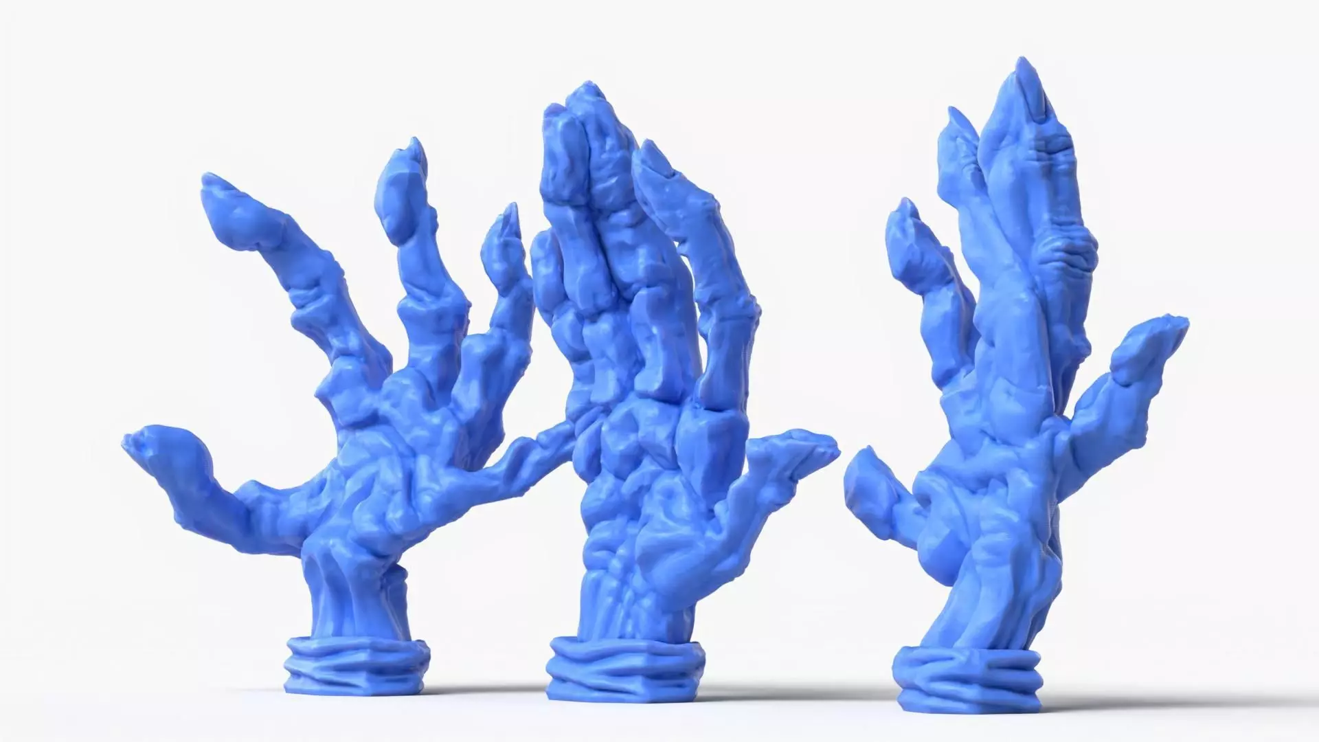 Hands Abstract Sculpture 3D print model