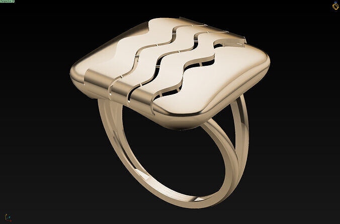 Light Nostone Ring 3d Print Ready 3D print model