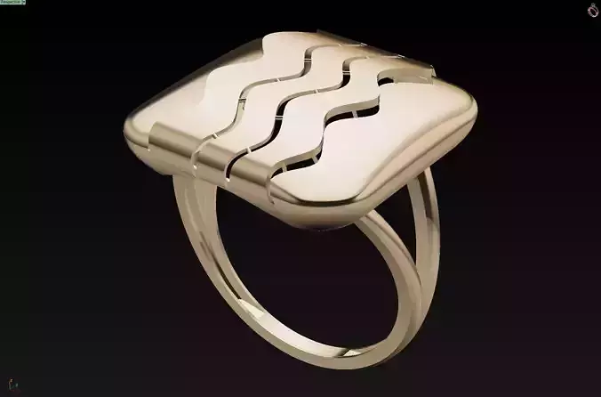 Light Nostone Ring 3d Print Ready