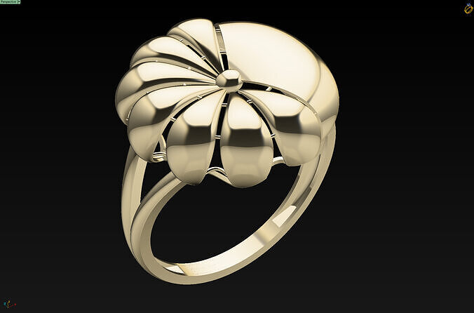 Light Nostone Ring 3d Print Ready 3D print model