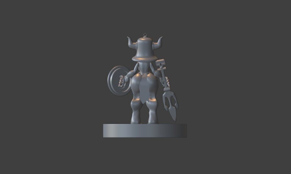 Nozooki demon Girl 3D print model_3