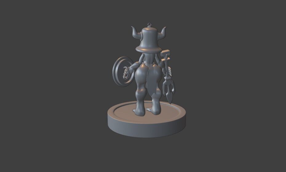 Nozooki demon Girl 3D print model_1