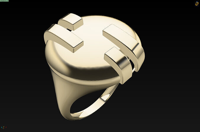 Light Nostone Ring 3d Print Ready 3D print model