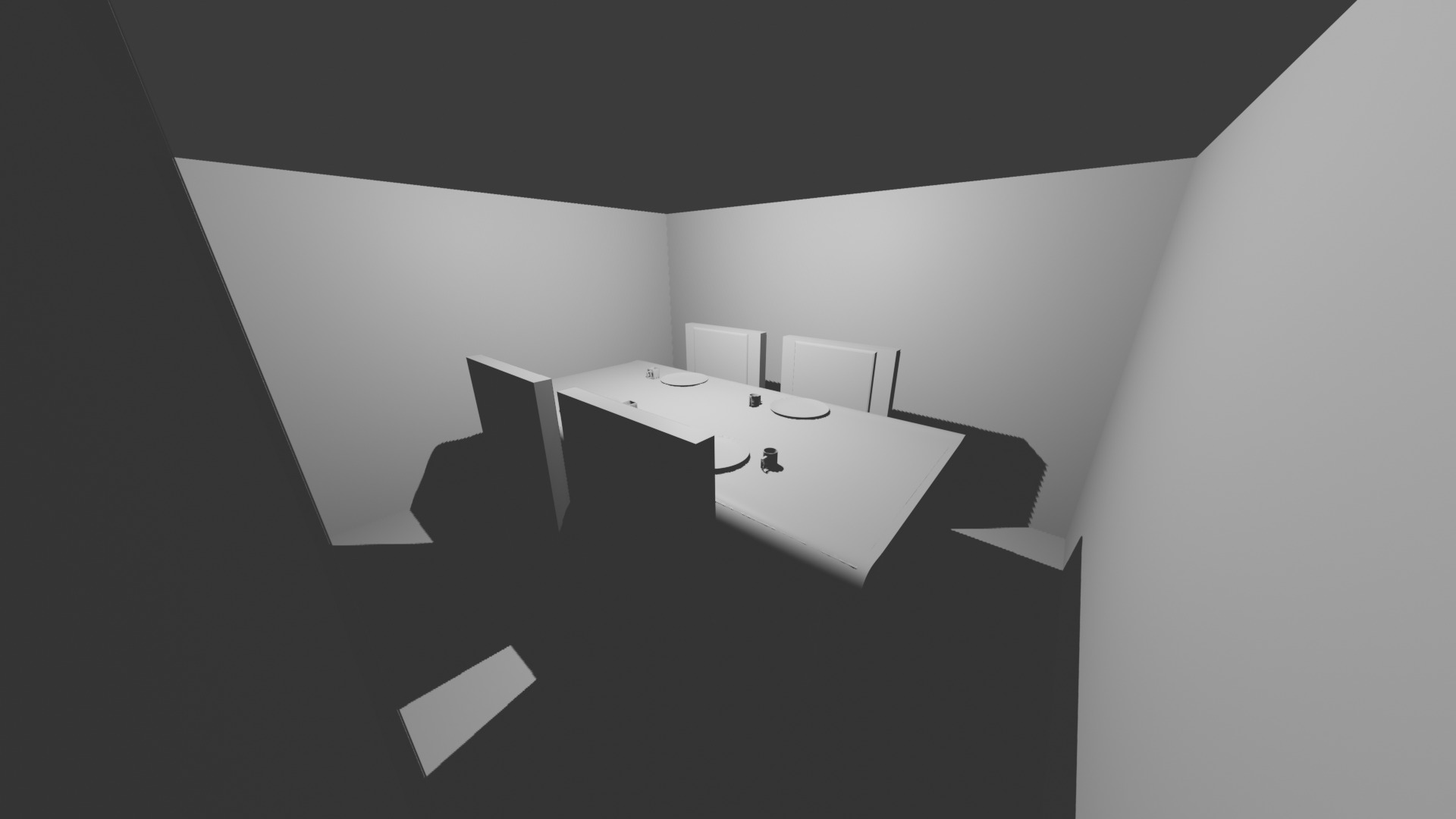 Entire 3D Dining Room Model 3D model_4