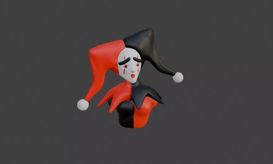 Harlequin Free 3D print model