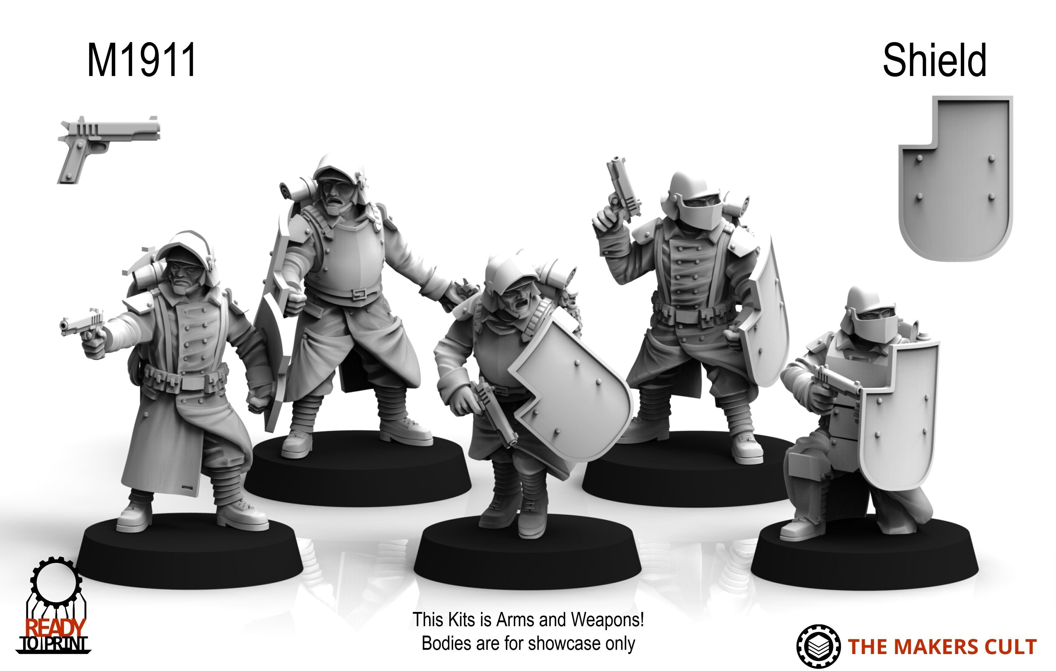 Misc - Trench Crusade Arms 2 3D print model_5