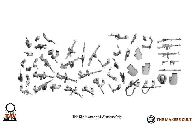 Misc - Trench Crusade Arms 2 3D print model