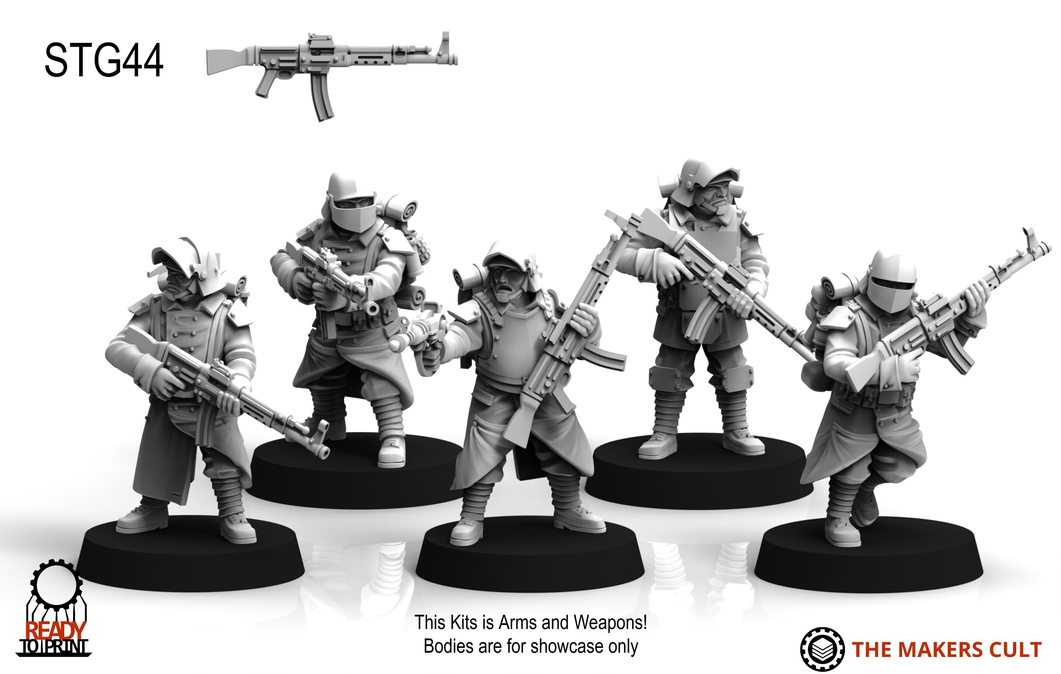 Misc - Trench Crusade Arms 2 3D print model_2