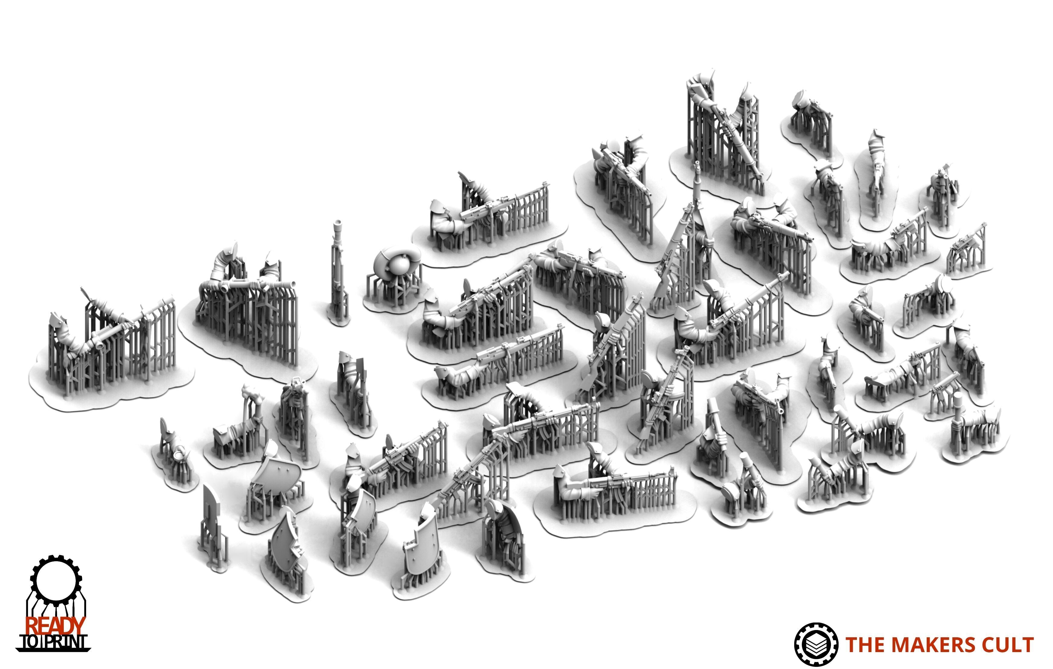 Misc - Trench Crusade Arms 2 3D print model_8