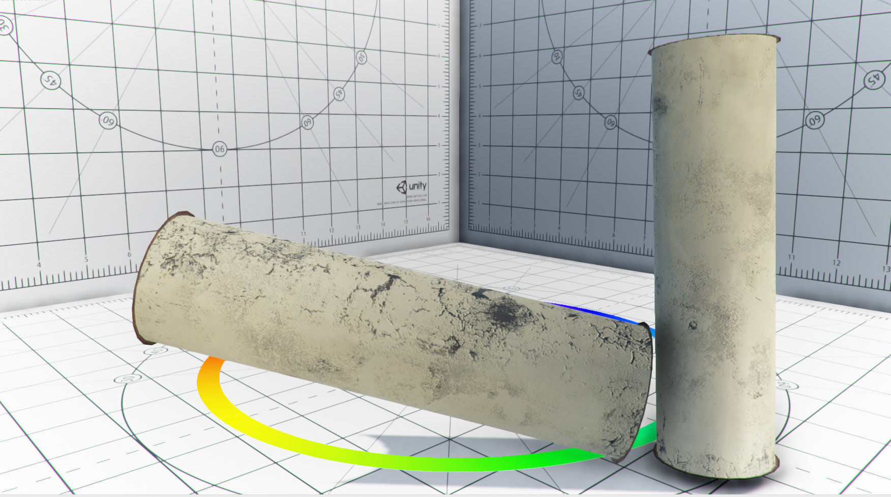 Abandoned Base Level Design Props Low-poly 3D model_7