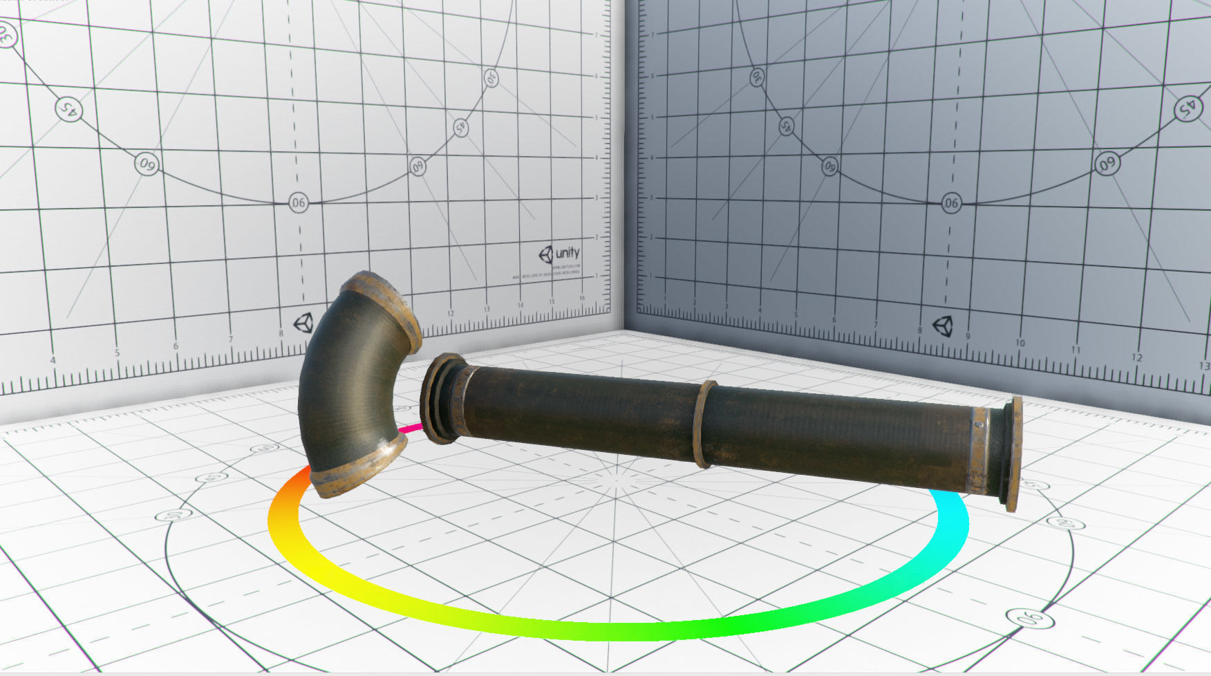 Abandoned Base Level Design Props Low-poly 3D model_37
