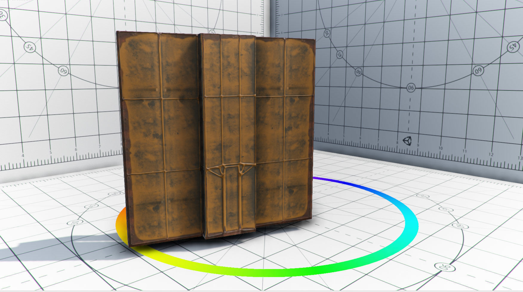 Abandoned Base Level Design Props Low-poly 3D model_38