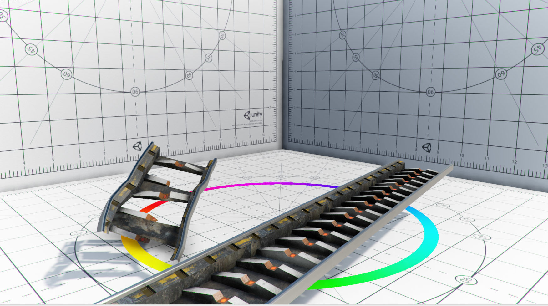 Abandoned Base Level Design Props Low-poly 3D model_12