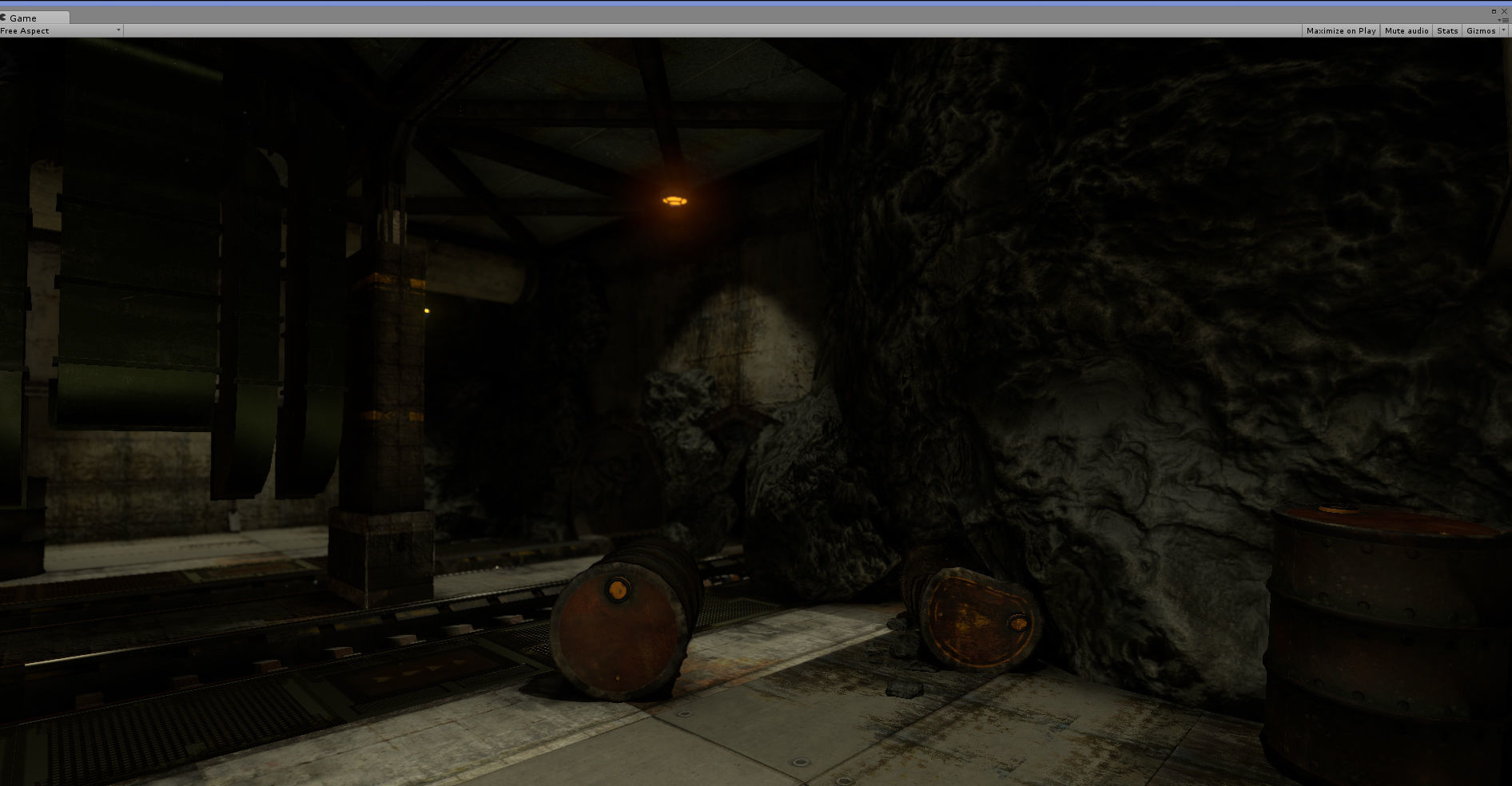 Abandoned Base Level Design Props Low-poly 3D model_3