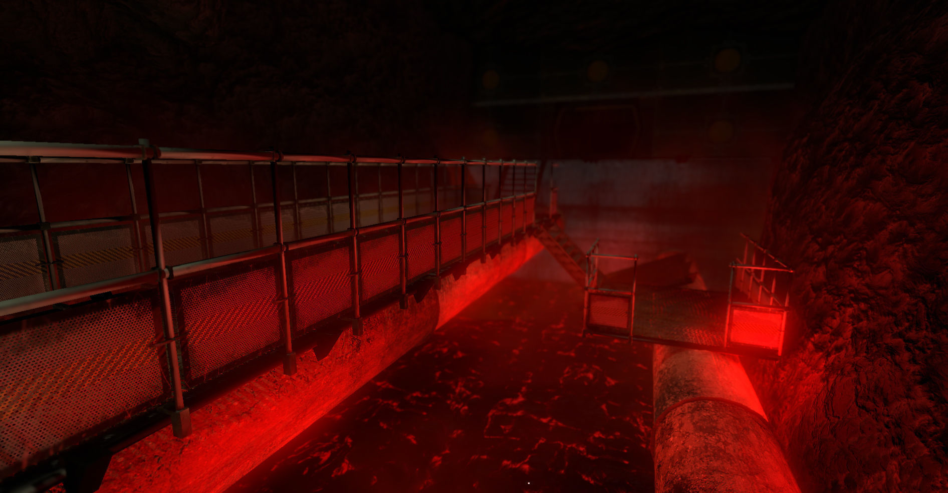 Abandoned Base Level Design Props Low-poly 3D model_5